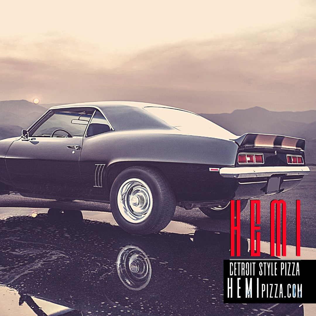 Vintage muscle car