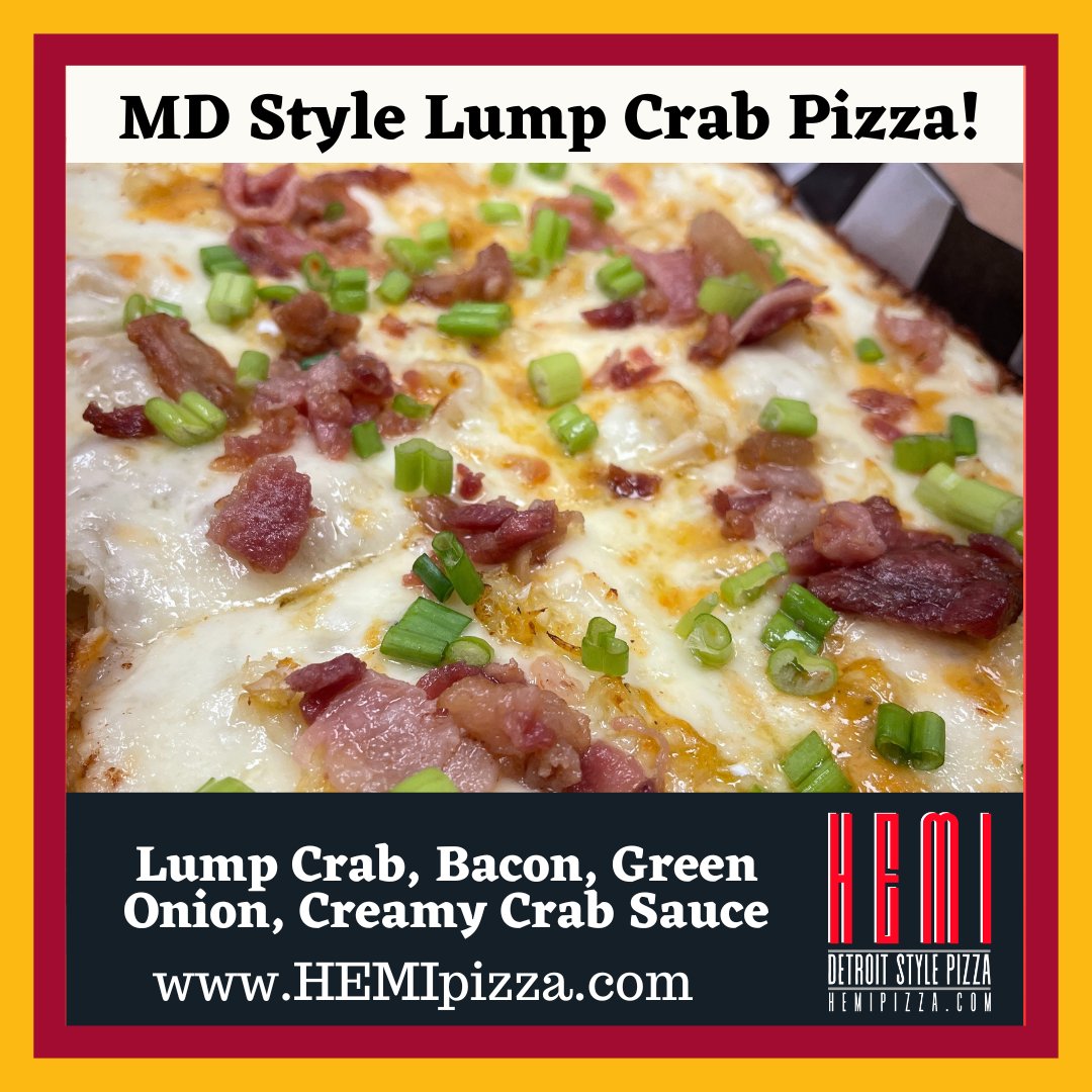 MD LUMP CRAB pizza